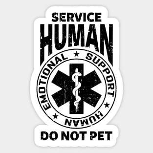 Emotional Support Human Sticker